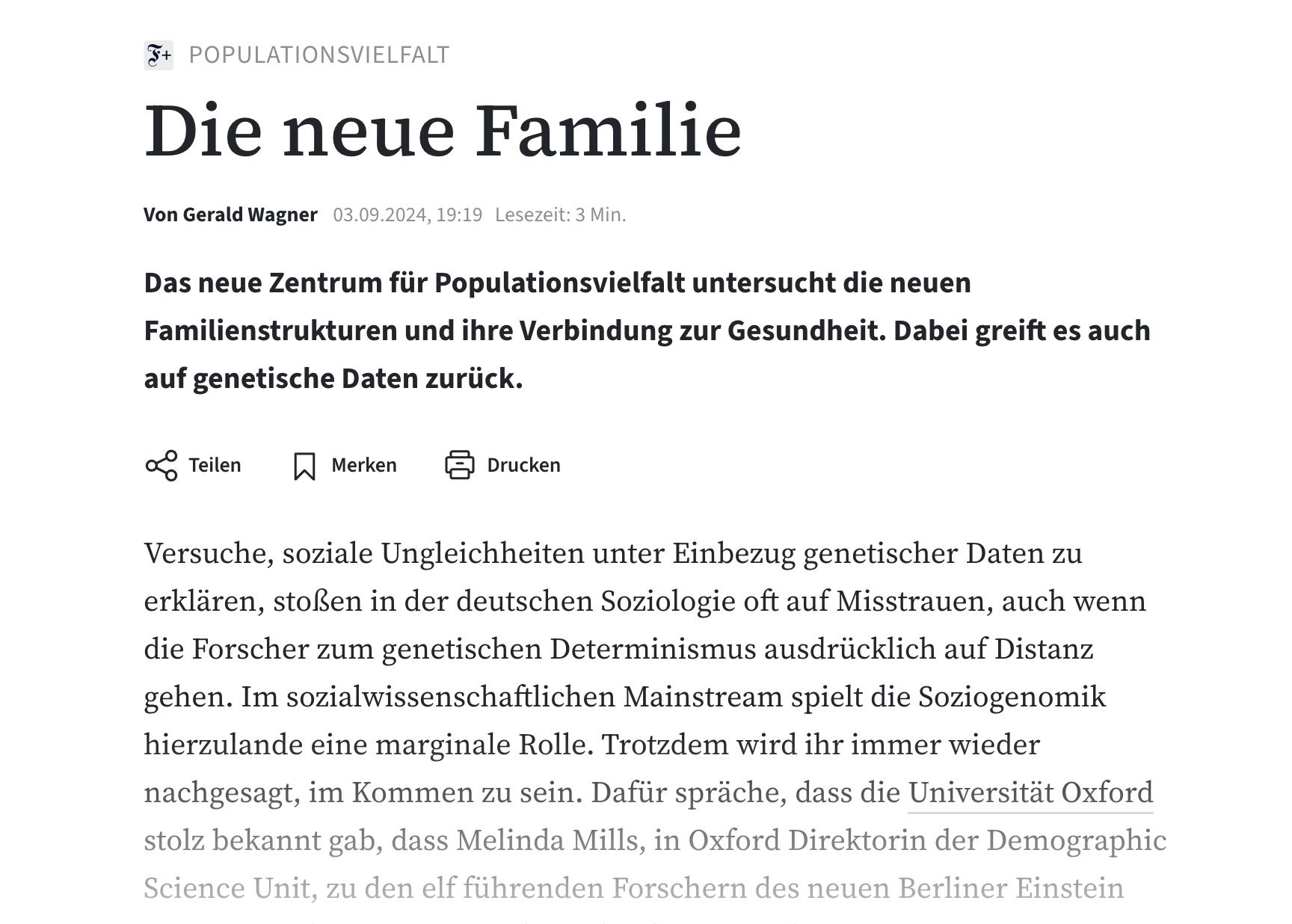 ECPD research featured in German national newspaper FAZ